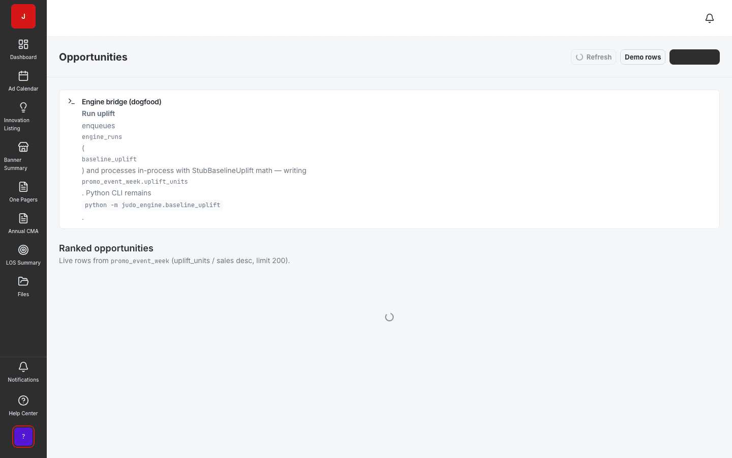 Trade Optimization screenshot
